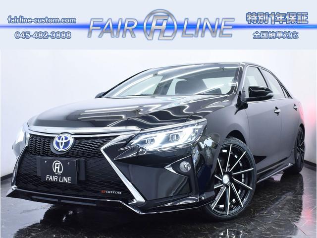 中古車 トヨタ カムリハイブリッド 2 5 レザーパッケージ 黒革 特別1年保証付車 走行無制限 の中古車詳細 70 000km ブラック 神奈川県 128万円 中古車情報 中古車検索なら 車選びドットコム 車選び Com