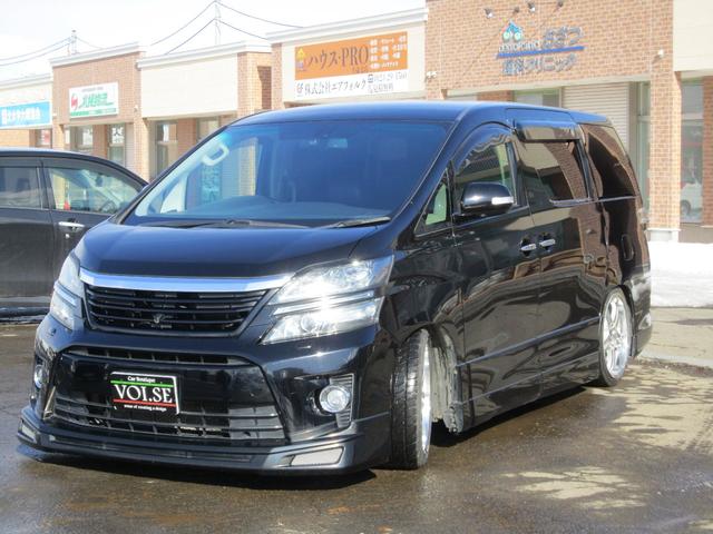 中古車 トヨタ ヴェルファイア 3 5 Z Gエディション 4wd ワンオーナー プレミアムサウンド の中古車詳細 65 000km ブラック 北海道 225万円 中古車情報 中古車検索なら 車選びドットコム 車選び Com