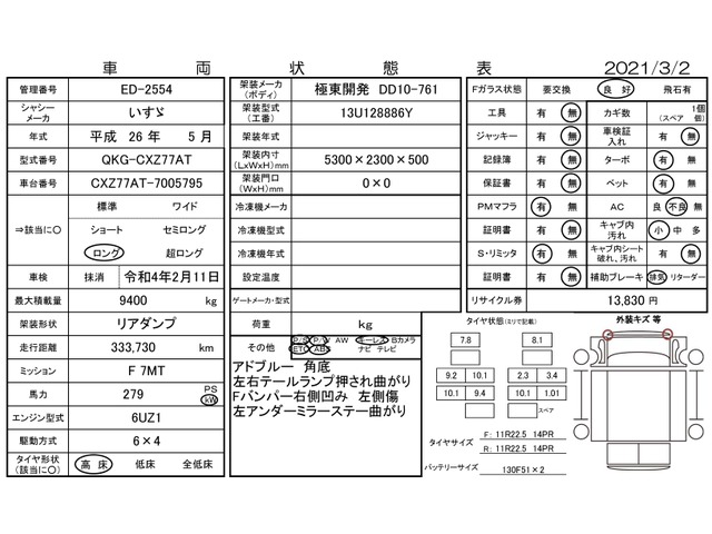 中古車 いすゞ ギガ 10t ダンプ の中古車詳細 333 730km グレー 神奈川県 935万円 中古車情報 中古車検索なら 車選びドットコム 車選び Com 中古車 いすゞ ギガ 10t ダンプ の中古車詳細 333 730km グレー 神奈川県 935万円 中古車情報 中古車検索なら 車選びドットコム 車選び Com