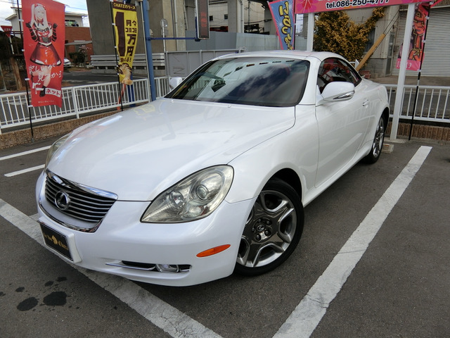 中古車 レクサス Sc430 430 後期モデル 電動オープン 赤革シート の中古車詳細 62 000km パール 岡山県 245万円 中古車情報 中古車検索なら 車選びドットコム 車選び Com