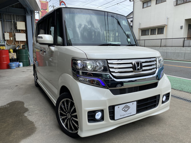 中古車 ホンダ N Boxカスタム G ターボ Ssパッケージ の中古車詳細 97 000km パールホワイト 福岡県 75万円 中古 車情報 中古車検索なら 車選びドットコム 車選び Com