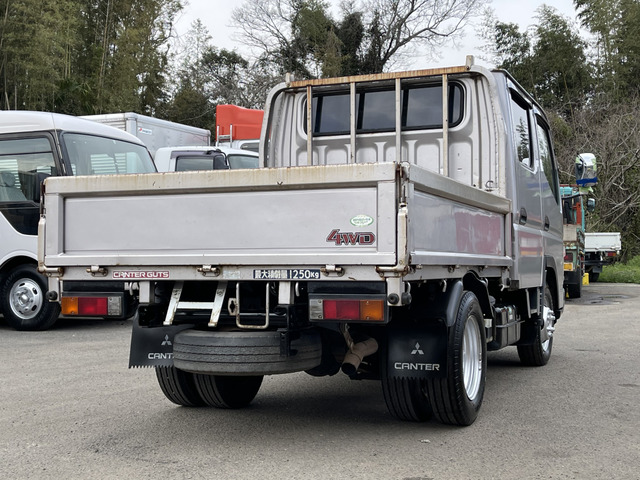 中古車 三菱ふそう キャンター ダブルキャブ 4wd の中古車詳細 改ざん車両 シルバー 佐賀県 49 8万円 中古車情報 中古車検索なら 車選びドットコム 車選び Com