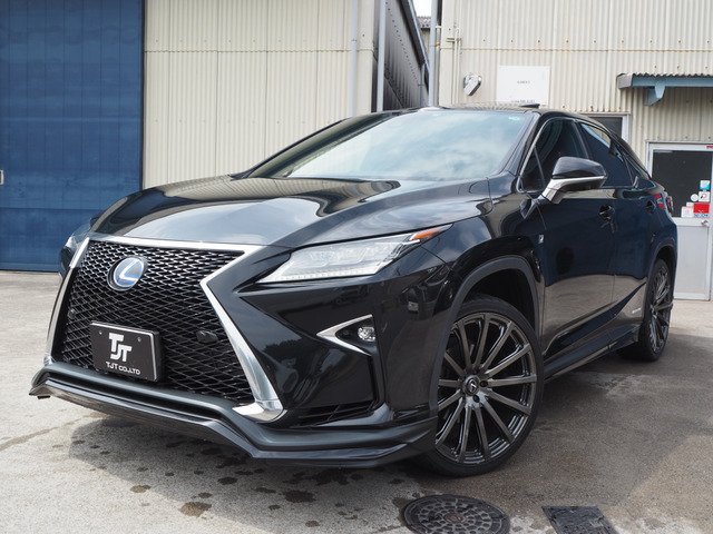 中古車 レクサス Rx450h Fスポーツ ワンオーナー Trd22aw フルエアロ の中古車詳細 30 000km ブラックメタリック 岐阜県 618万円 中古車情報 中古車検索なら 車選びドットコム 車選び Com