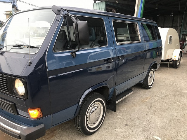 中古車 フォルクスワーゲン ヴァナゴン Gl T3 キャンピングトレーラーセット の中古車詳細 123 000km ブルー 徳島県 495万円 中古車情報 中古車検索なら 車選びドットコム 車選び Com