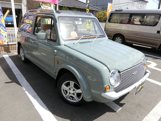 中古車 日産 パオ キャンバストップ 外品13aw ローダウン パワステ の中古車詳細 126 000km グリーン 岡山県 Sold Out 中古車情報 中古車検索なら 車選びドットコム 車選び Com