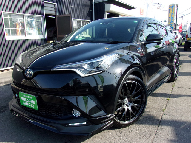 中古車 トヨタ C Hr ハイブリッド 1 8 G Trdエアロ アルミ ローダウン の中古車詳細 52 000km ブラック 宮城県 268万円 中古車情報 中古車検索なら 車選びドットコム 車選び Com