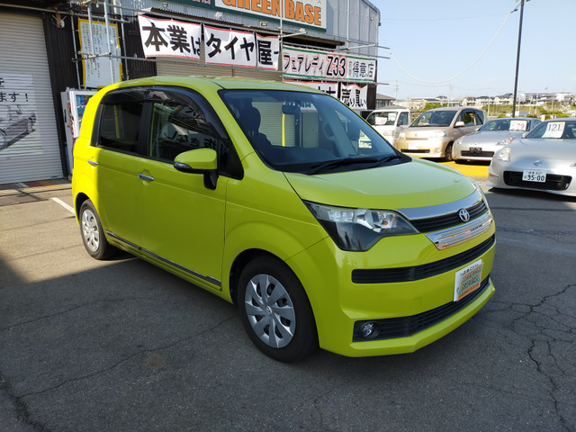 中古車 トヨタ スペイド の中古車詳細 49 176km 黄緑 岐阜県 53万円 中古車情報 中古車検索なら 車選びドットコム 車 選び Com