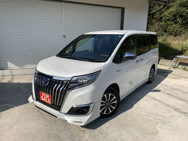 中古車 トヨタ エスクァイアハイブリッド 1 8 Gi プレミアムパッケージ の中古車詳細 74 000km パールホワイト 福岡県 235万円 中古車情報 中古車検索なら 車選びドットコム 車選び Com