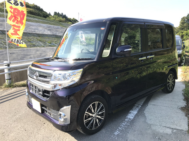 中古車 ダイハツ タントカスタム X トップエディション Saii ナビtv 検5年1月 お買い得車 の中古車詳細 95 0km パープル 鹿児島県 69万円 中古車情報 中古車検索なら 車選びドットコム 車選び Com