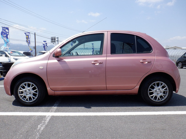 中古車 日産 マーチ 1 2 コレット 社外hdd7インチナビ Cd Dvd の中古車詳細 34 500km ピンク 山形県 19 9万円 中古車情報 中古車検索なら 車選びドットコム 車選び Com