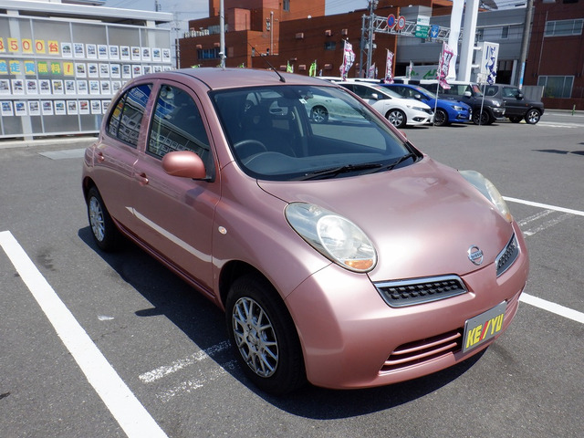 中古車 日産 マーチ 1 2 コレット 社外hdd7インチナビ Cd Dvd の中古車詳細 34 500km ピンク 山形県 19 9万円 中古車情報 中古車検索なら 車選びドットコム 車選び Com