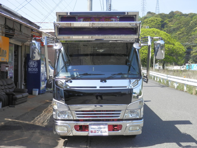 中古車 三菱ふそう キャンター デコトラ の中古車詳細 143 300km ブラック 福岡県 350万円 中古車情報 中古車検索なら 車 選びドットコム 車選び Com