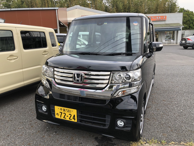 中古車 ホンダ N Boxカスタム G Aパッケージ あんしんパッケージ パワースライドドア の中古車詳細 51 307km ブラック 千葉県 85 8万円 中古車情報 中古車検索なら 車選びドットコム 車選び Com