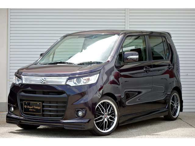 中古車 スズキ ワゴンrスティングレー X 社外16aw ローダウン フルエアロ の中古車詳細 85 000km ダークパープル 愛知県 69万円 中古車情報 中古車検索なら 車選びドットコム 車選び Com
