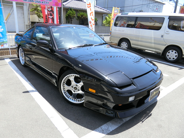 中古車 日産 180sx 2 0 タイプs 黒全塗装 5mt 外品フルエアロ の中古車詳細 133 000km ブラック 岡山県 198万円 中古車情報 中古車検索なら 車選びドットコム 車選び Com