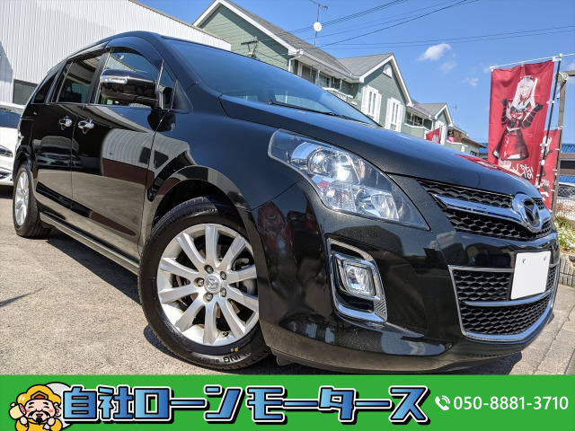 中古車 マツダ Mpv 2 3 23s 自社ローン全国対応 両pドア ナビtv の中古車詳細 57 349km スパークリングブラック 滋賀県 39万円 中古車情報 中古車検索なら 車選びドットコム 車選び Com