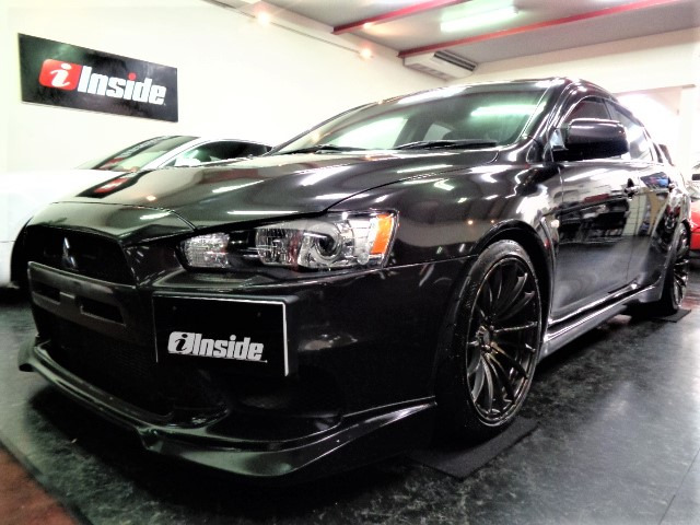 中古車 三菱 ランサーエボリューション 2 0 Gsr X 4wd 車高調マフラーウェッズ18awハイピング の中古車詳細 140 500km ブラック 大阪府 185万円 中古車情報 中古車検索なら 車選びドットコム 車選び Com