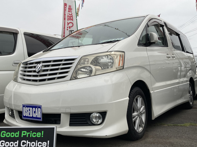 中古車 トヨタ アルファード 3 0 V Ms 4wd の中古車詳細 133 300km パールホワイト 福島県 35万円 中古車情報 中古車検索なら 車選びドットコム 車選び Com