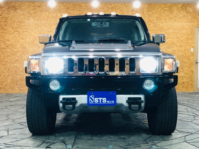 中古車 ハマー H3 3 7 4wd 社外ナビ 社外aw 本革シート の中古車詳細 74 932km ブラック 埼玉県 234 8万円 中古車情報 中古車検索なら 車選びドットコム 車選び Com