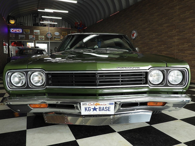 中古車 プリムス ロードランナー 440eg 4mt 3連メーター Etc の中古車詳細 グリーン 愛知県 798万円 中古車情報 中古車 検索なら 車選びドットコム 車選び Com