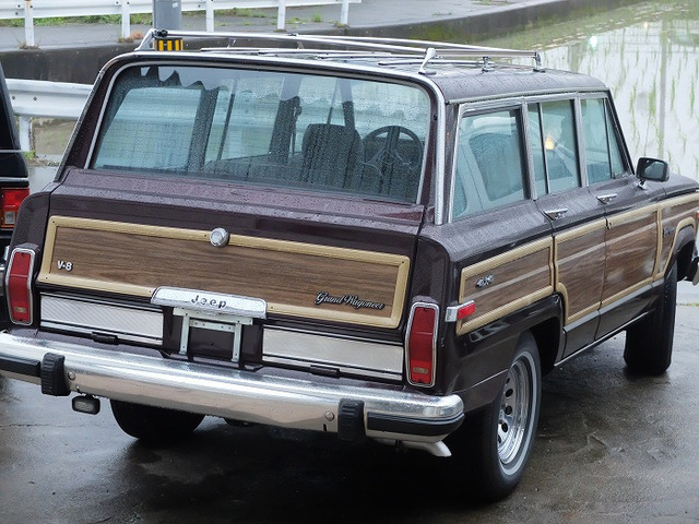 中古車 クライスラー ジープ グランドワゴニア V8 5 9 ハーフレザー ルーフレール の中古車詳細 パープル 徳島県 価格応談 中古車 情報 中古車検索なら 車選びドットコム 車選び Com