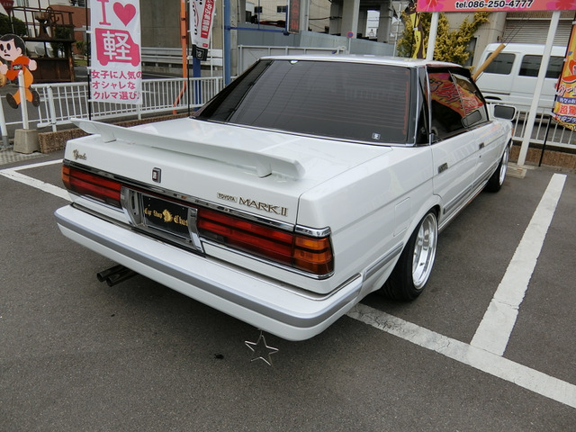 中古車 トヨタ マークii 2 0 グランデ スピードスター15aw 車高調 の中古車詳細 000km ホワイト 岡山県 222万円 中古車情報 中古車検索なら 車選びドットコム 車選び Com