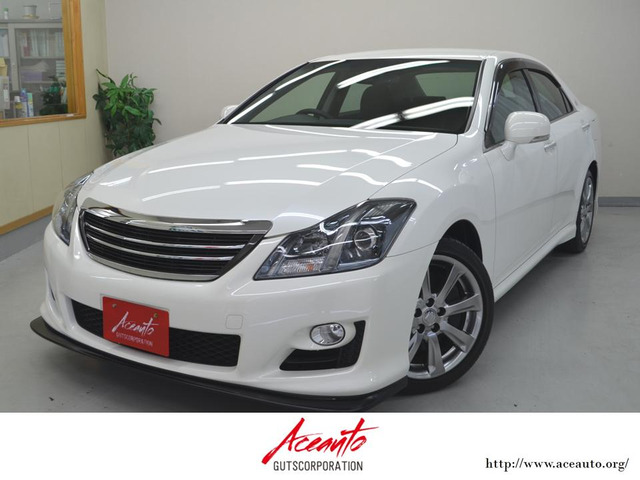 中古車 トヨタ クラウンアスリート 3 5 Trd足回り 社外fグリル 安心2年保証 の中古車詳細 18 763km ホワイトパールクリスタルシャイン 大阪府 119万円 中古車情報 中古車検索なら 車選びドットコム 車選び Com