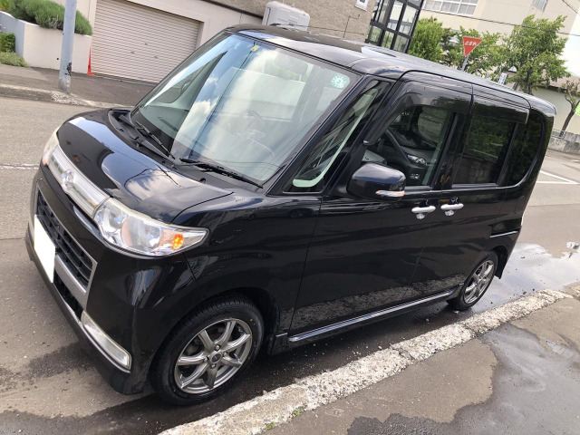 中古車 ダイハツ タントカスタム X 4wd 綺麗なブラック の中古車詳細 140 000km ブラック 北海道 28万円 中古車情報 中古車検索なら 車選びドットコム 車選び Com