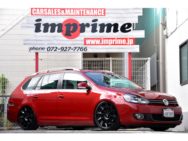中古車 フォルクスワーゲン ゴルフヴァリアント 2 0 Tsi スポーツライン 新品rotiform新品車高調サンルーフ の中古車詳細 42 000km レッドスパイスメタリック 大阪府 118万円 中古車情報 中古車検索なら 車選びドットコム 車選び Com