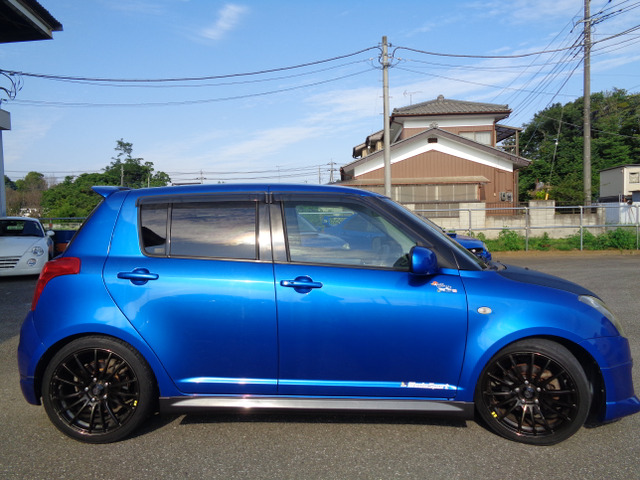 中古車 スズキ スイフト 1 6 スポーツ 車高調 社外アルミ 5速mt の中古車詳細 94 000km ブルー 茨城県 50万円 中古 車情報 中古車検索なら 車選びドットコム 車選び Com