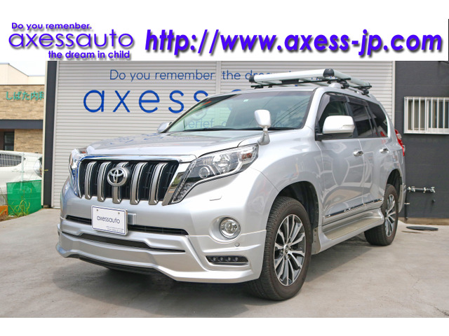 中古車 トヨタ ランドクルーザープラド 2 8 Tx ディーゼル 4wd Jaosエアロtz G19aw純正ナビ の中古車詳細 57 800km シルバー 福岡県 358万円 中古車情報 中古車検索なら 車選びドットコム 車選び Com