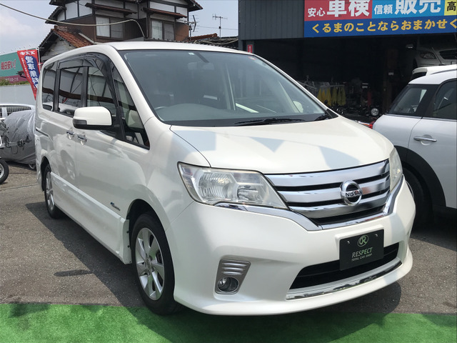 中古車 日産 セレナ 2 0 ハイウェイスター S Hybrid フリップダウンモニター 片側パワスラドア の中古車詳細 121 000km パールホワイト 福岡県 49万円 中古車情報 中古車検索なら 車選びドットコム 車選び Com
