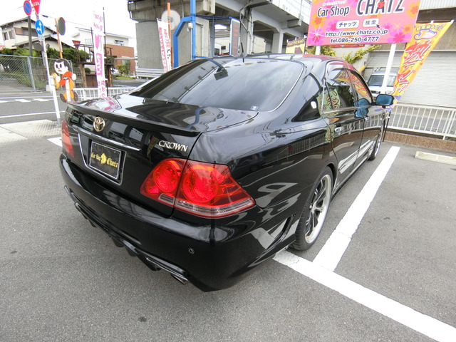 中古車 トヨタ クラウンアスリート 3 5 Gパッケージ 外品フルエアロ 外品19aw 車高調 の中古車詳細 115 000km ブラック 岡山県 59 8万円 中古車情報 中古車検索なら 車選びドットコム 車選び Com
