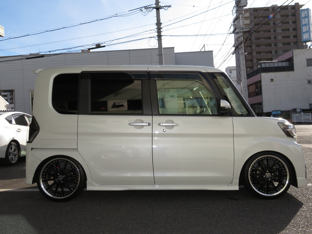 中古車 ダイハツ タントカスタム Rs トップエディション Saiii 純正8型sdナビ車高調work17アルミ の中古車詳細 21 161km パールホワイト 岡山県 165万円 中古車情報 中古車検索なら 車選びドットコム 車選び Com