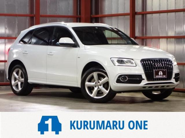 中古車 アウディ Q5 2 0 Tfsi クワトロ Sラインパッケージ 4wd 後期 1オーナー車 純正ナビtv の中古車詳細 23 000km パールホワイト 宮城県 238万円 中古車情報 中古車検索なら 車選びドットコム 車選び Com