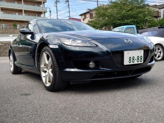 中古車 マツダ Rx 8 タイプs 純正ナビ Cd Hid フォグライト の中古車詳細 104 000km ノルディックグリーンマイカ 埼玉県 74 9万円 中古車情報 中古車検索なら 車選びドットコム 車選び Com