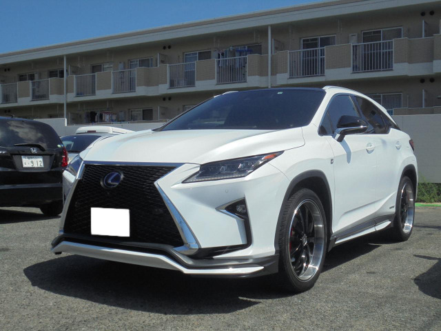 中古車 レクサス Rx450h Fスポーツ 4wd パノラマルーフ Trdフルエアロ の中古車詳細 43 700km パールホワイト 福岡県 498万円 中古車情報 中古車検索なら 車選びドットコム 車選び Com