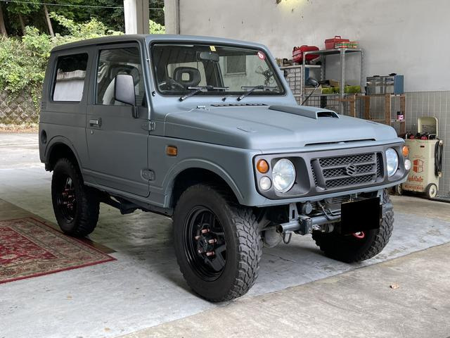 中古車 スズキ ジムニー Xs 4wd 全塗装済み 5速mt ターボ Bkカメラ の中古車詳細 158 000km ネイビー 三重県 40万円 中古車情報 中古車検索なら 車選びドットコム 車選び Com