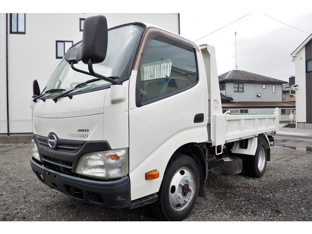 中古車 日野 デュトロ 新明和製 4wd 低床 強化ダンプ の中古車詳細 54 608km 白 栃木県 313 5万円 中古車情報 中古車 検索なら 車選びドットコム 車選び Com