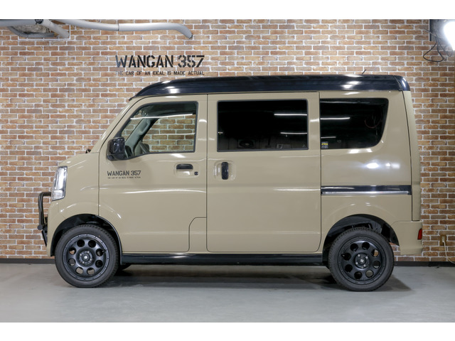 中古車 スズキ エブリイワゴン Jpターボ ベージュ塗装 リフトアップ 社外アルミ の中古車詳細 119 000km ブラック 千葉県 99万円 中古車情報 中古車検索なら 車選びドットコム 車選び Com