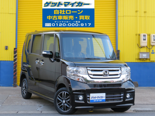 中古車 ホンダ N Boxカスタム G 4wd 自社ローン 4wd Pスラ Tv Hid の中古車詳細 121 8km ブラック 愛知県 79万円 中古車情報 中古車検索なら 車選びドットコム 車選び Com