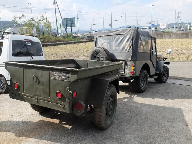 中古車 三菱 ジープ 2.7 ディーゼル 4WD M416カーゴトレーラーセット米軍払下 の中古車詳細 (107,000km, グリーン, 徳島県,  価格応談) | 中古車情報・中古車検索なら【車選びドットコム（車選び.com）】