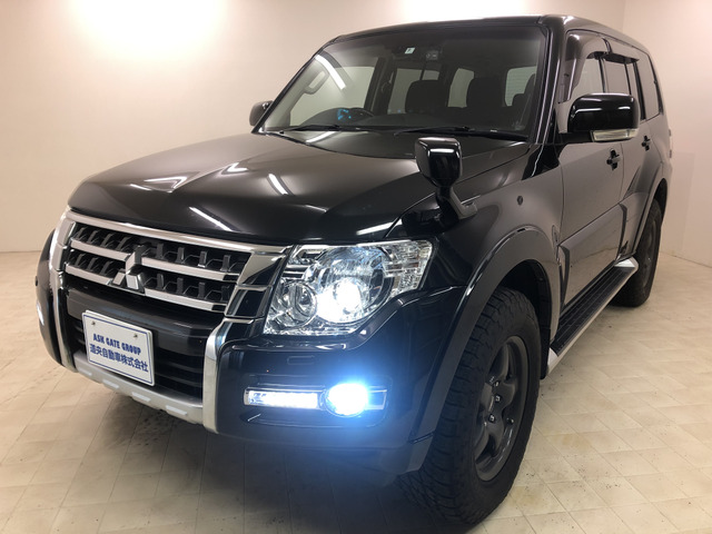 中古車 三菱 パジェロ 3 2 ロング エクシード ディーゼル 4wd 純正エンジンスターター の中古車詳細 65 010km ブラック 北海道 2万円 中古車情報 中古車検索なら 車選びドットコム 車選び Com