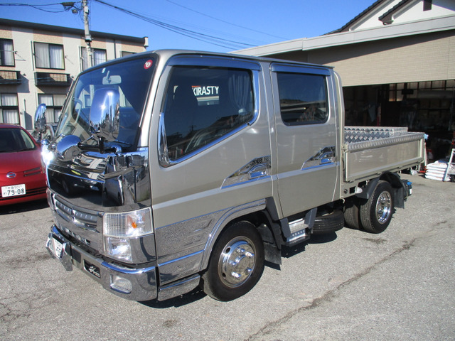 中古車 三菱ふそう キャンター 3 0 ダブルキャブ 全低床 Sa ディーゼル ダブルナビ Tv 外装フルカスタム の中古車詳細 44 677km シルバー 千葉県 375万円 中古車情報 中古車検索なら 車選びドットコム 車選び Com