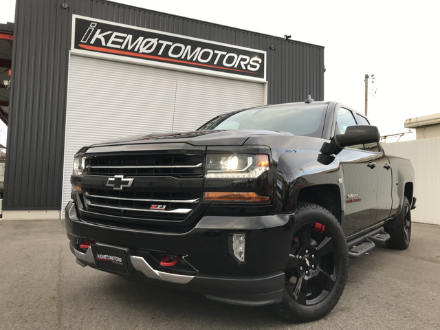 中古車 シボレー シルバラード Lt クルーキャブ 4wd 光岡車両 Z71パッケージバック の中古車詳細 26 000km ブラック 滋賀県 638万円 中古車情報 中古車検索なら 車選びドットコム 車選び Com