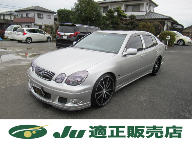 中古車 トヨタ アリスト 3 0 S300 社外アルミ マフラー 車高調 フルセグ の中古車詳細 76 618km シルバー 群馬県 87万円 中古車情報 中古車検索なら 車選びドットコム 車選び Com