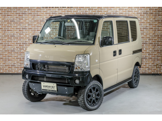 中古車 スズキ エブリイワゴン Pzターボ 4wd 新品プラスライン 2インチリフトアップ の中古車詳細 70 000km ベージュ 千葉県 139万円 中古車情報 中古車検索なら 車選びドットコム 車選び Com