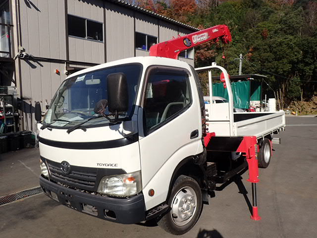 中古車 トヨタ トヨエース クレーン 4段 H19 3t 4段ラジコン 走行7万km の中古車詳細 70 171km ホワイト 大阪府 368 5万円 中古車情報 中古車検索なら 車選びドットコム 車選び Com