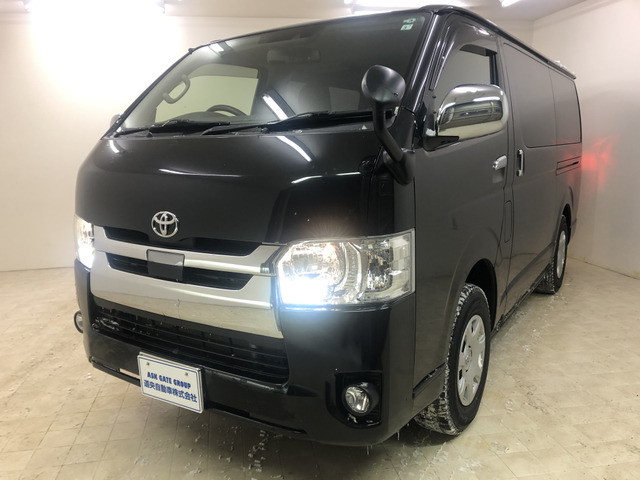 中古車 トヨタ ハイエースバン 2 8 スーパーgl ロング ディーゼル 4wd 法人ワンオーナー の中古車詳細 10 610km ブラック 北海道 325万円 中古車情報 中古車検索なら 車選びドットコム 車選び Com