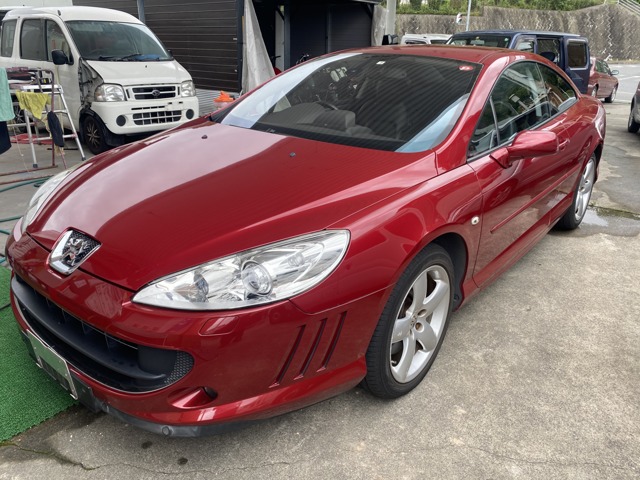 中古車 プジョー 407クーペ クーペ の中古車詳細 87 000km 赤紫 広島県 49 9万円 中古車情報 中古車検索なら 車 選びドットコム 車選び Com